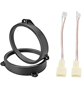 RED WOLF 6.5 Inch Door Speaker Adapter W/Wiring Harness Compatible with Subaru Impreza Crosstrek ...