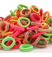 200 Pack Hair Ties BEoffer Baby Toddlers Girls Elastics Hair Bands No Damage Multicolor Colorful ...