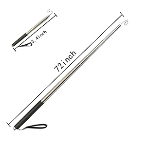 telescoping pole hook magnetic retrieval tool extendable magnet pickup tool telescopic magnet stick