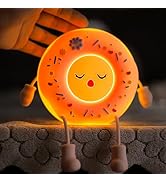 ULIKTO Cute Donut Lamp Adorable Silicone Nursery LED Night Light Portable Light Up Dimmable Xmas ...