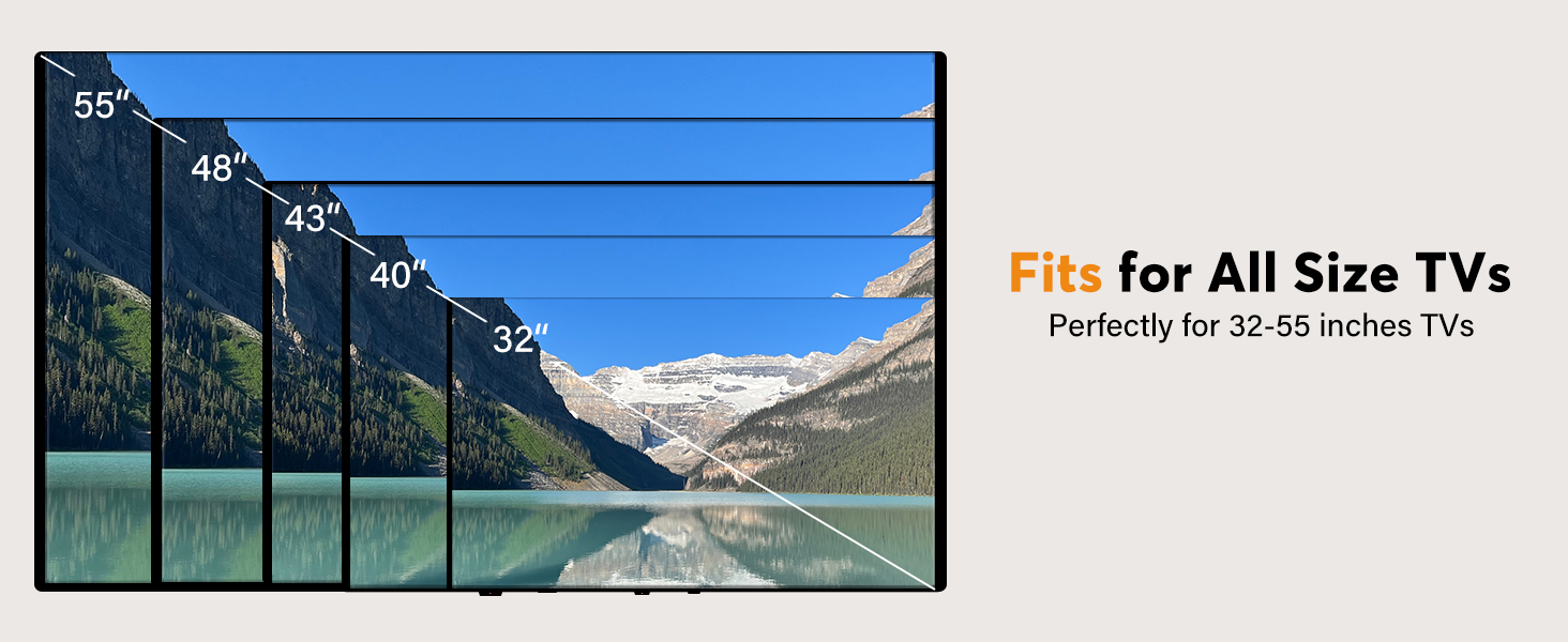 fits for all size tvs