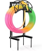 HZE Garden Hose Holder, Freestanding Water Hose Holder Stand for Outside, Heavy Duty Detachable M...