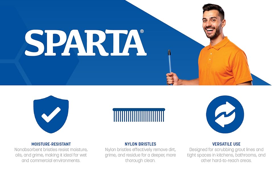 SPARTA 36535103 Grout Brush