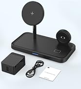 JoyGeek 3-in-1 Charger Stand for Magsafe: Magnetic Charging Station