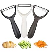 M Jingmei Vegetable Peeler for Potato Apple Fruit Carrot, Y Julienne Peelers for Kitchen, Swivel ...