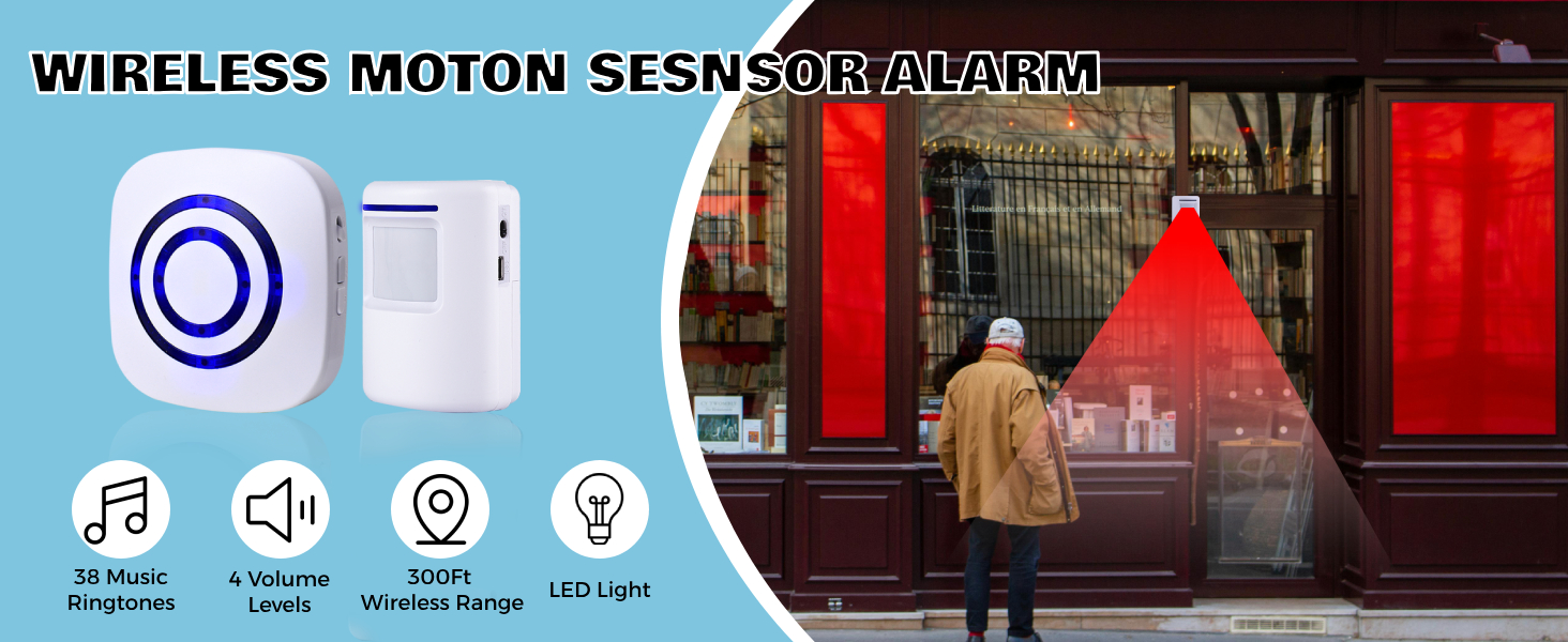 WIRELESS MOTON SESNSOR ALARM