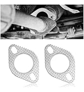 2PCS Car Exhaust Gasket,2" 2-Bolt Exhaust Flange Gasket Replacement OEM#120-06310-0002,Standard E...