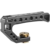 Top Handle with Cold Shoe Mount, Lightweight Handle Grip for Camera Cage, Universal Camera Top Ha...