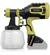 Cordless Paint Sprayer Compatible with Dewalt 20V Battery(Battery Not Included),1000ml/min High F...