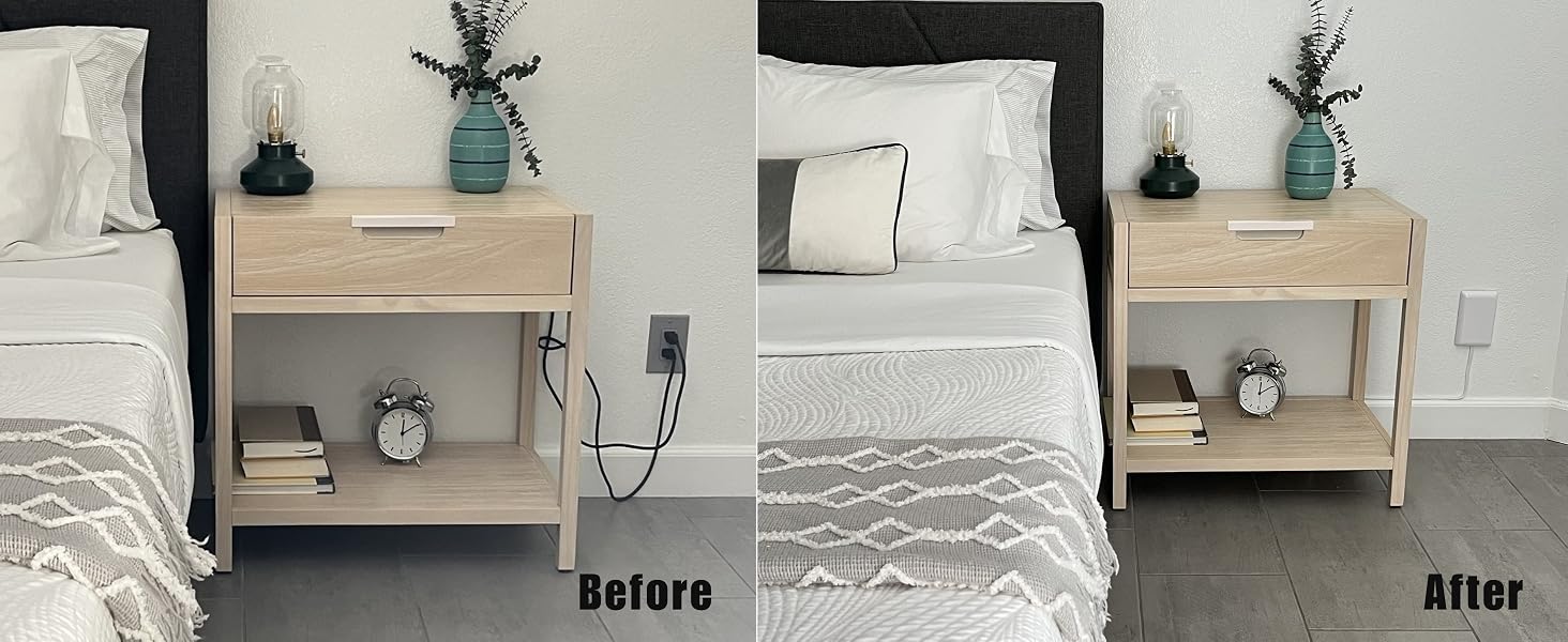 plugs for electrical outlet extension cord surge protector regleta de enchufes multiples hide cords
