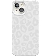 Casely iPhone 15 Case | Into The Wild | White Snow Leopard Case | Classic Slim Case Compatible wi...