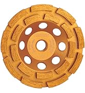 KSEIBI 644116 Diamond Concrete Grinding Wheel 4 1/2" x 5/8"-11 for Polishing and Cleaning Stone C...