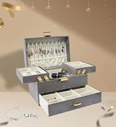3 layers jewelry box for women