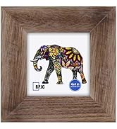 RPJC 4x4 inch Picture Frame Made of Solid Wood High Definition Glass for Wall Mounting Photo Fram...