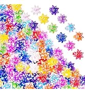 110 Pcs Iridescent Bright Bows for Gift Wrapping, 1 in Mini Gift Wrap Bows for Christmas Decorati...