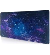 Mouse Pad Large Desk Mat, Extra Large Gaming Computer Mousepad with Stitched Edges Non-Slip, Keyb...