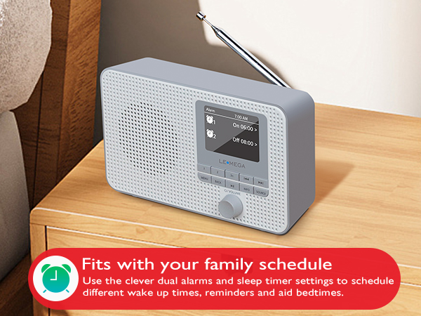 "lemega internet radio, ocean digital internet radio" internet am/fm radio wifi