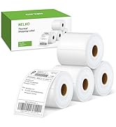 Nelko Genuine 4x6 Direct Thermal Shipping Label 880 Labels/4 Rolls, Nelko 4x6 Thermal Labels for ...
