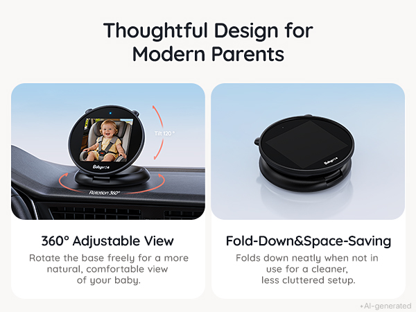 Baby Car Camera Monitor Rear-Facing