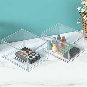 SpaceHacks Stackable Makeup Organizer