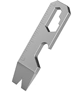 Hamans EDC Pocket Pry Bar Keychain Multi Tool, Titanium Small EDC Pry Bar for Keychains