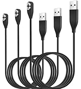 sweguard Magnetic USB A Charger Cable 3Pack 3.3ft Compatible with AfterShokz Aeropex, SHOKZ OPENC...