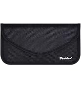 Signal Blocking Bag, Techion RFID Faraday Bag Shield Pouch Wallet Case for Cell Phone and Car Key...
