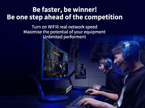 Turn on WIFI6 AP real network speed Maximise the potential of your equipment,unlimited performent