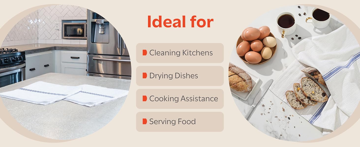 Kitchen hand towels for everyday use
