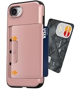 iMangoo for iPhone 17e 16e with Slide Card Slot Holder Wallet Case | Hidden 1-2 Cards Phone Case ...