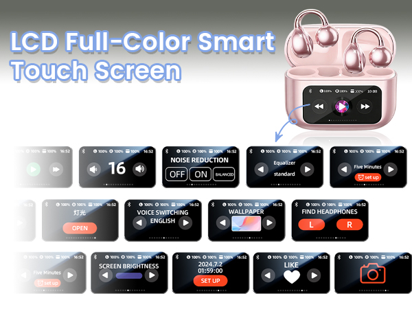 LCD Full-Color Smart Touch Screen