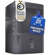 BonAura Non-Electric Dehumidifier – Moisture Absorber for Basement, Bathroom, Closet & RV, Includ...