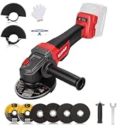 4-1/2 in.- 5 in. Angle Grinder Cordless for Milwaukee M18 Battery, 8500RPM | Brushless Power Grin...