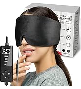 sticro Large Heated Eye Mask, Ultra Soft Steam Warm Compress for Sinus Pressure Relief, Moist Tre...