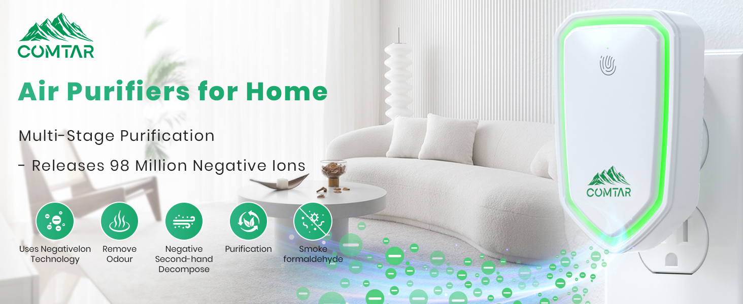 Effortless Plug-In Air Ionizers