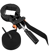 HAOHIZE Strap Clamps for Woodworking, 6M Adjust Corner Clamp Band Strap 4 Jaws Picture Frame Hold...