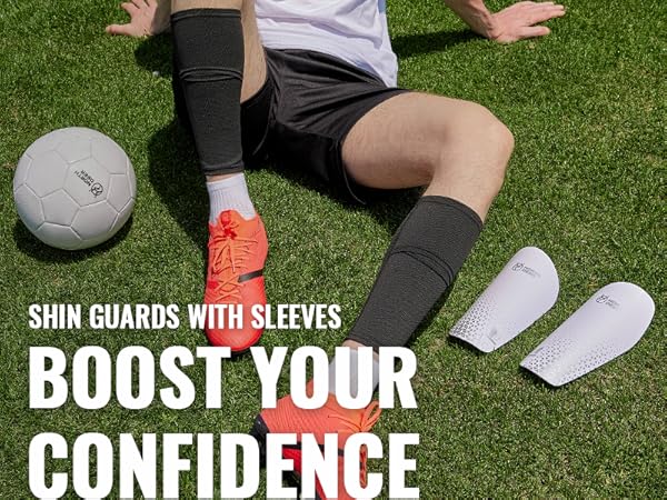 Shin Guards with Sleeves