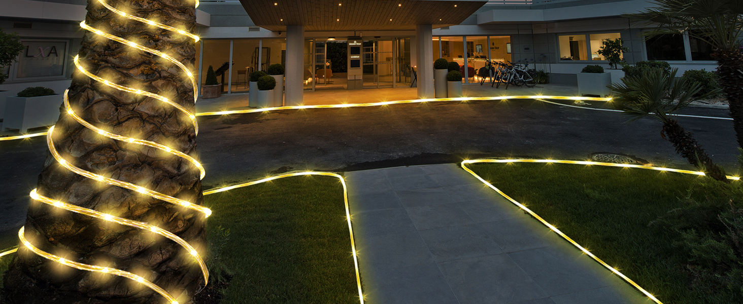 solar string lights outdoor waterproof