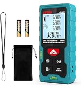 Kiprim Laser Distance Measure High Accuracy 328ft Kiprim LD100E Laser Tape Measure 100M Compact L...