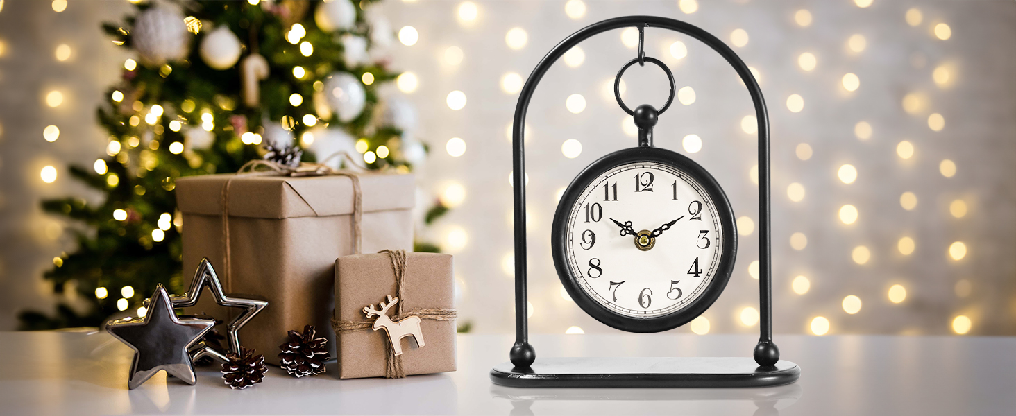 vintage table clock