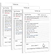 UpUDo To Do List Notepad 5.8" X 8.3", Daily Task Planner with Checklist, 52 Sheets Tear Off Note ...