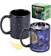 Antner Heat Changing Solar System Coffee Mug 12oz Magic Heat Sensitive Color Changing Ceramic Cup...