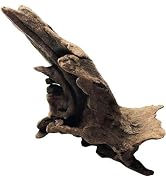 Tnyvm Natural Driftwood Tree Decoration for Aquarium, Fish Tank Plant Stump Ornament, Random Styl...
