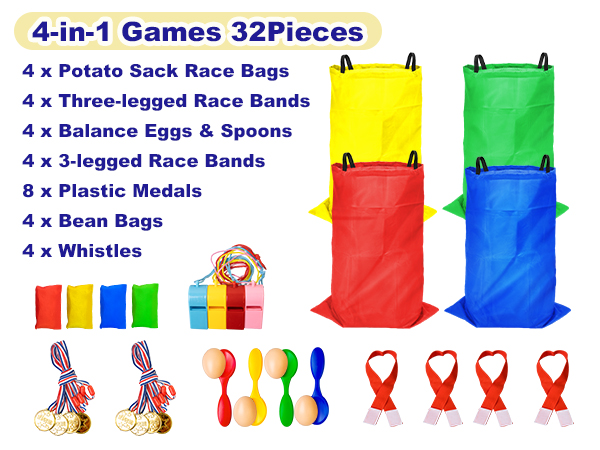 potato sack race bags