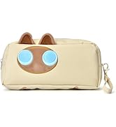 Hongdian Large Capacity Pencil Case Tan Color, 3D Cat Pen Bags Pencil Pouch Organizer for Office ...