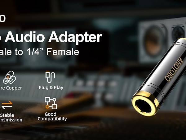 1/8" to 1/4" adapter
