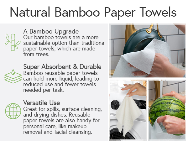 Natural Bamboo Paper Towels