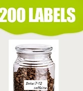 1200 Blank Removable Freezer Labels with Perforation Line for Easy Distribution and Use. Waterpro...