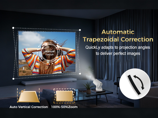 Mini Projector with WiFi and Bluetooth