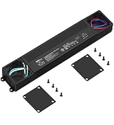 EMITEVER 150W Triac Dimmable LED Driver, 100-277VAC to 24VDC Dimmable Power Supply,Waterproof IP6...